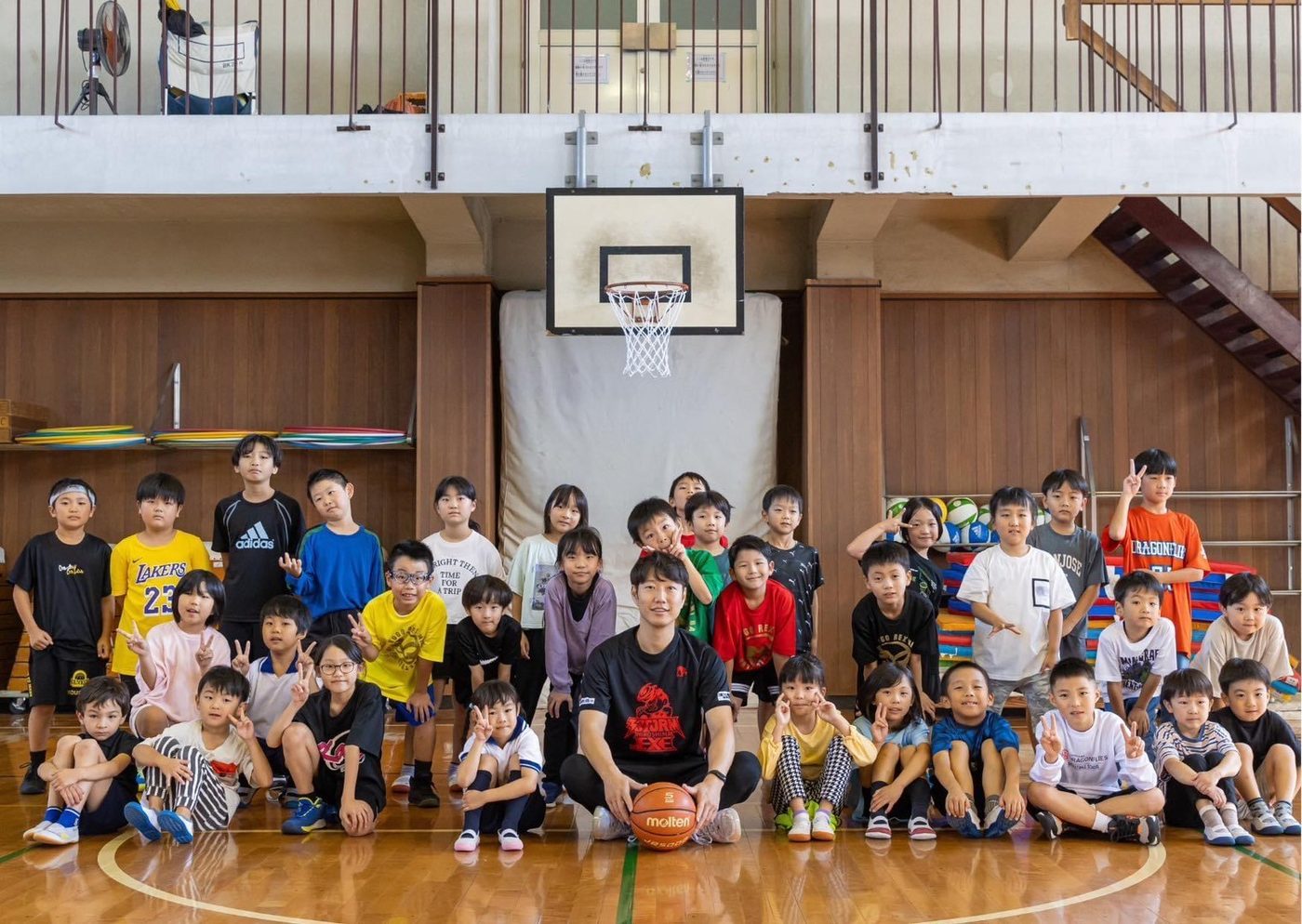 西区P連バスケットボール教室